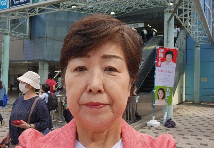 西葛西駅南口で朝のご挨拶（画像1）